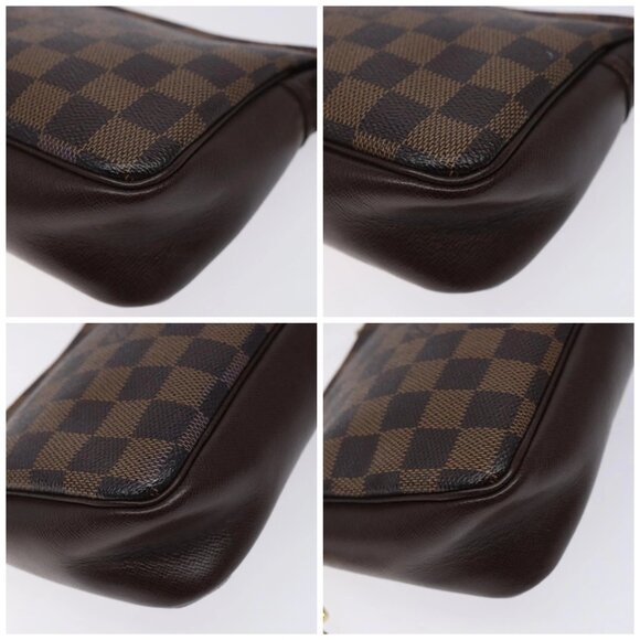 LOUIS VUITTON Damier Ebene Trousse Makeup Pouch N51982 LV Auth mr1493 - Picture 16 of 16